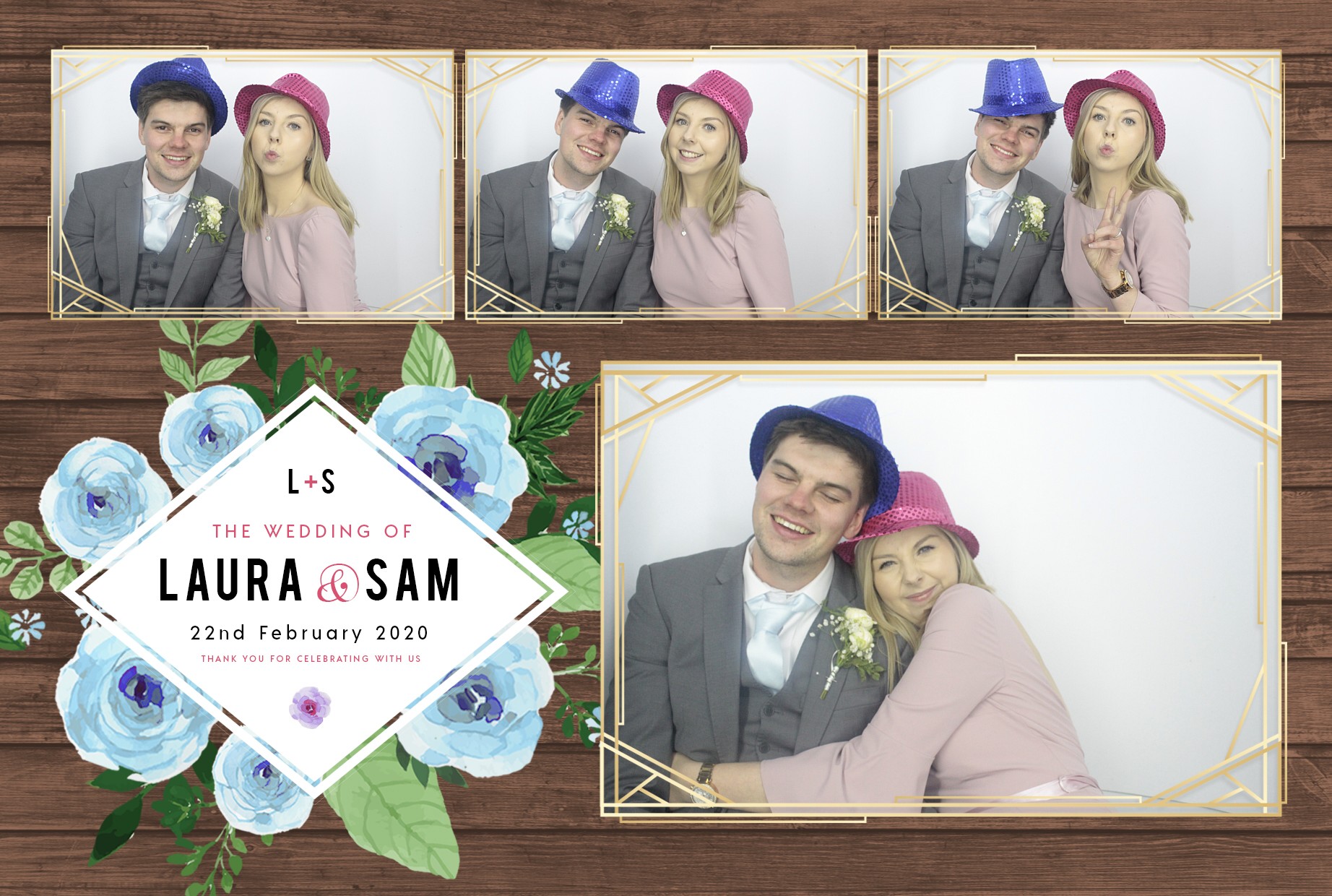Laura and Sam's Wedding | View more photos from the event at gallery.myphotoboothexperience.co.uk/u/MyPhotoBoothExperienceLtd/Laura-and-Sams-Wedding